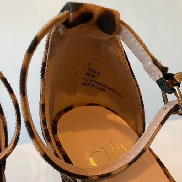 Clée Leopard Print Heels - Picture 7 of 9